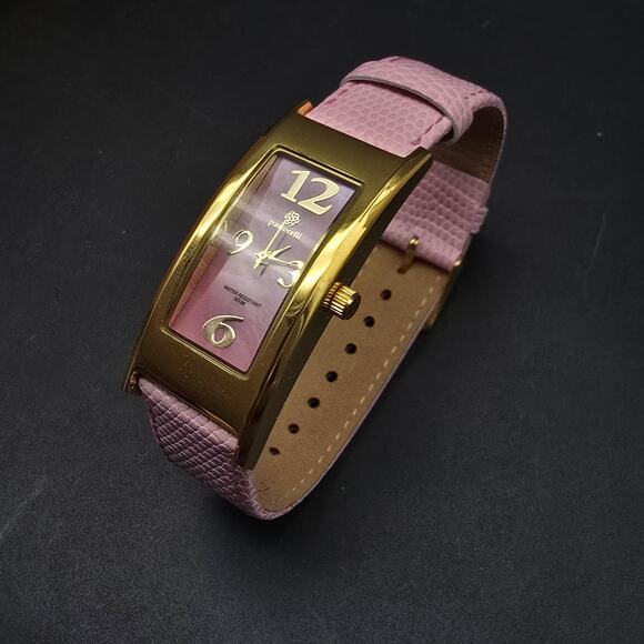 Women's Pastorelli by Invicta Watch Pink Gold Tone Rectangle In Box - Picture 3 of 9